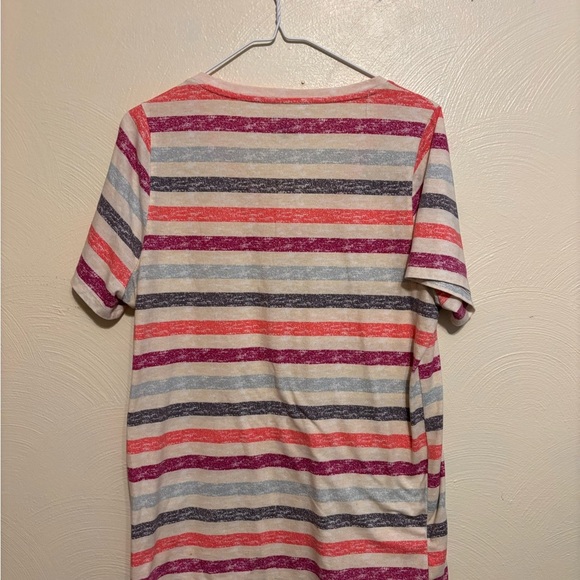 Lane Bryant Striped V-Neck Top - Picture 7 of 7